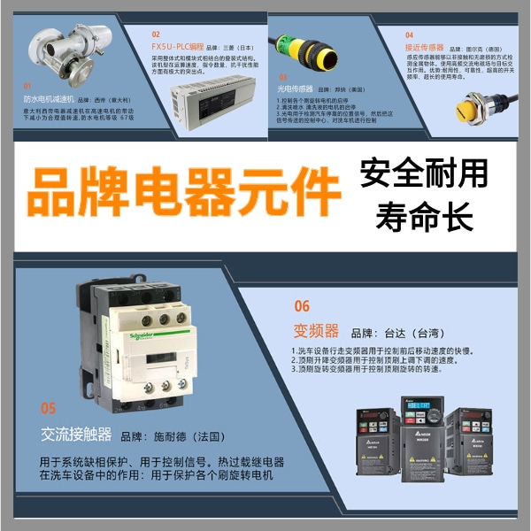 加油站的全自動洗車機(jī)